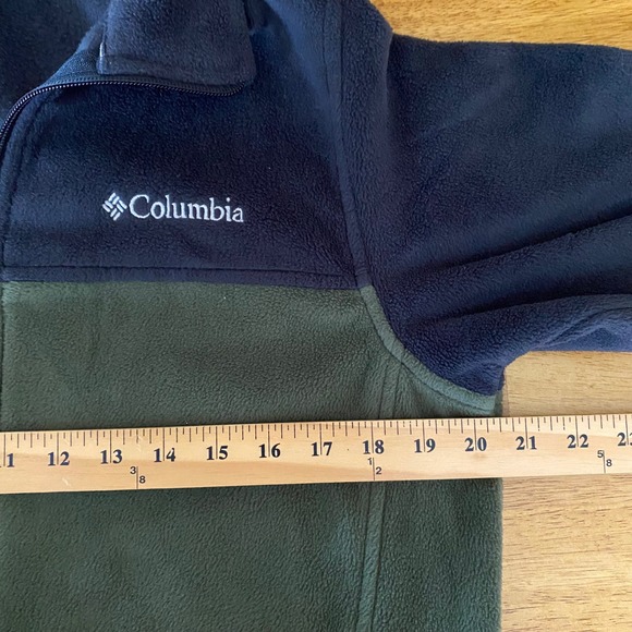 Columbia Men's Steens Mountian Fleece Jacket Small Full Zip Outdoor Adventure - Picture 9 of 10